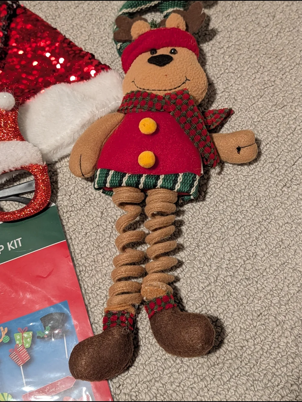 Target Christmas Photo Prop Bundle - Red, Green, White, Brown, Blue
